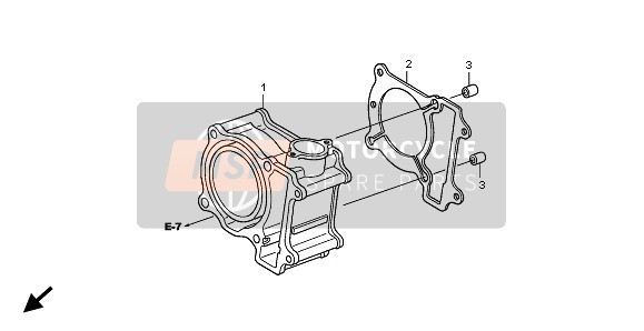 Honda SH150 2010 Cylindre pour un 2010 Honda SH150